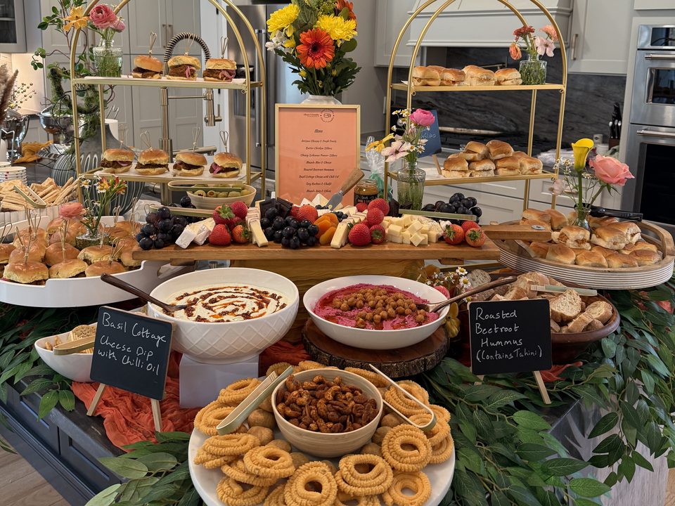 Indian Fusion Grazing Table by Cheese & Crumbles
